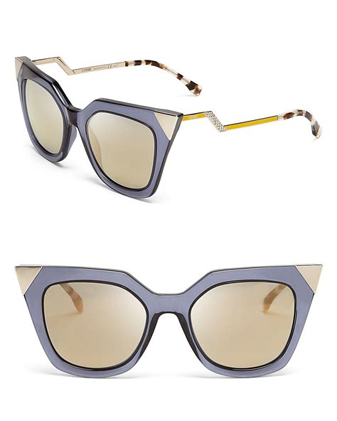 Fendi Mirrored Sunglasses for Women for sale 